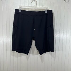 Lululemon Men’s 8” Performance Training Shorts Size L Black Stretch Athletic Gym